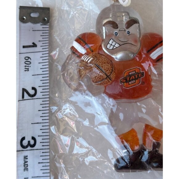 Collegiate Licensed Product Oklahoma State Cowboys Football Christmas Ornament - Picture 8 of 10